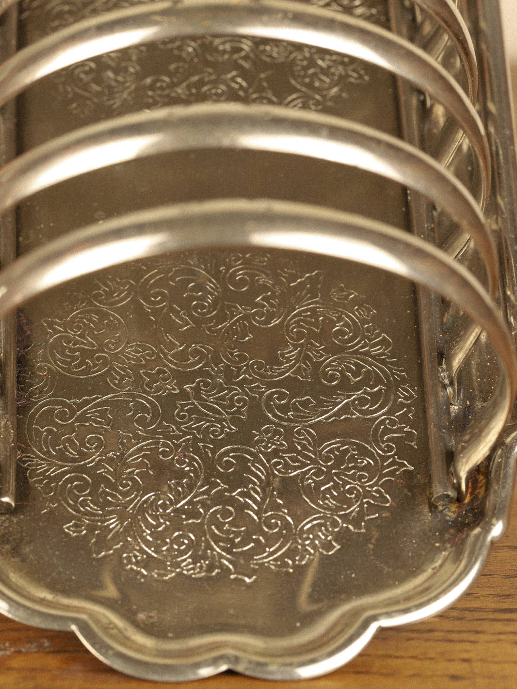 Vintage Victorian Silver-Plated Toast Rack