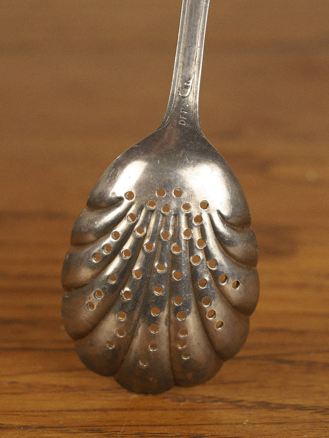 Antique Silver-Plated Berry Sifting Spoons