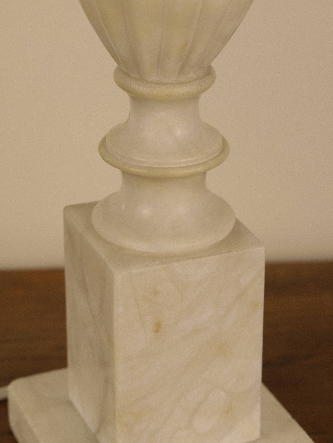 Vintage Onyx Table Lamp Base