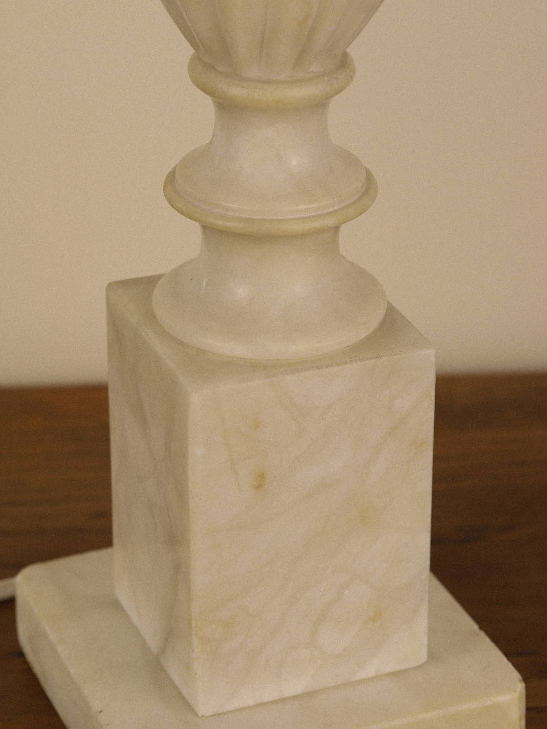 Vintage Onyx Table Lamp Base