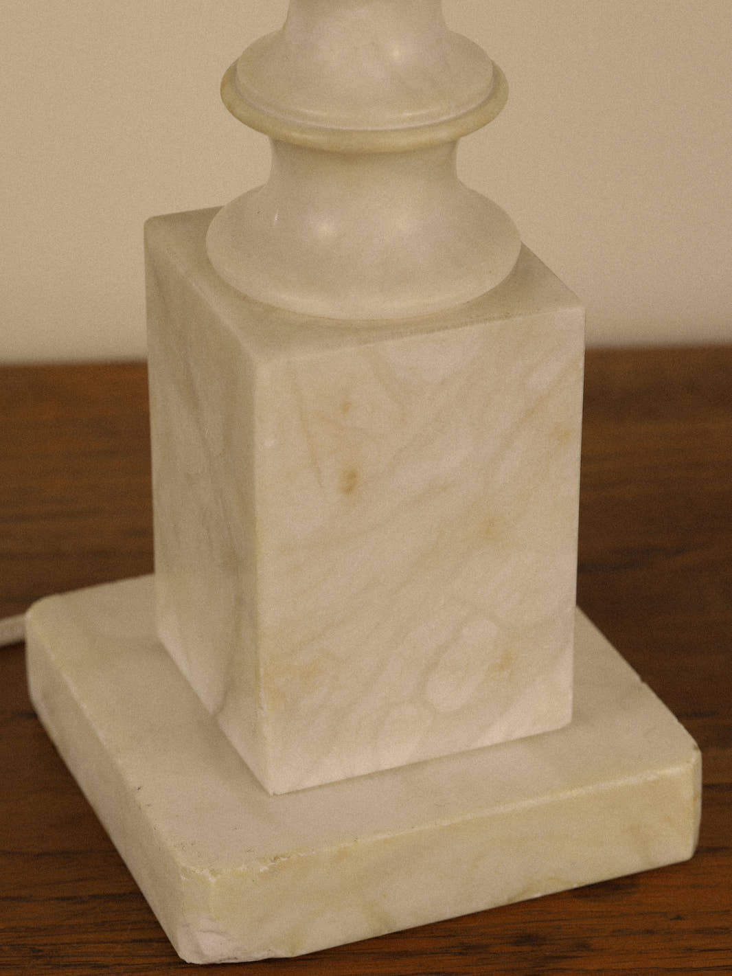 Vintage Onyx Table Lamp Base
