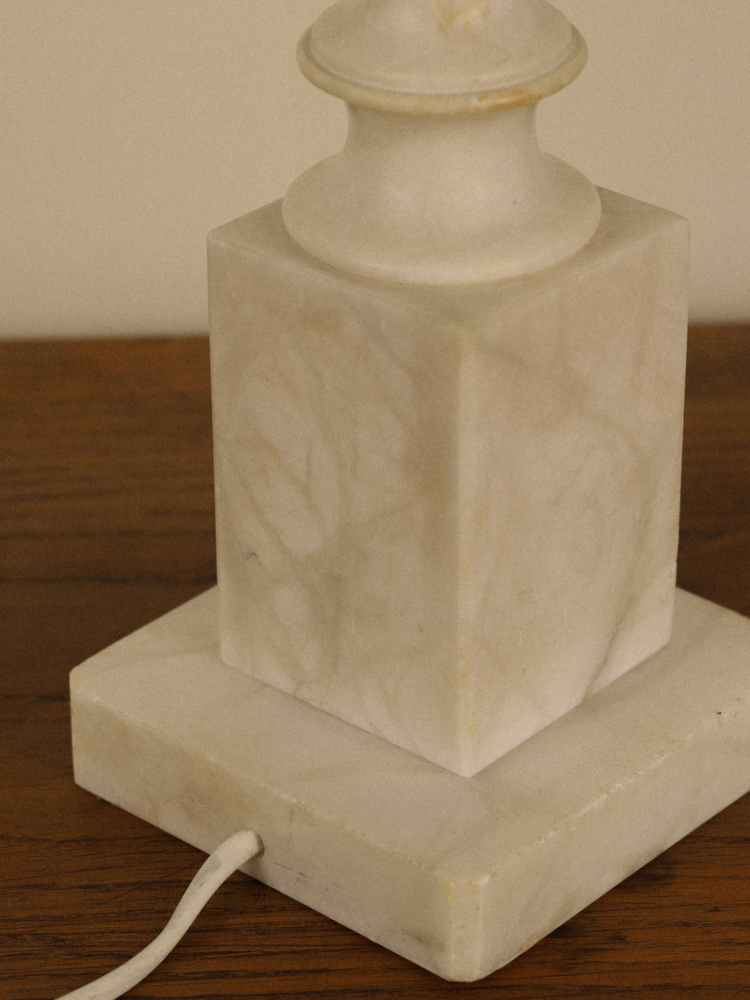 Vintage Onyx Table Lamp Base