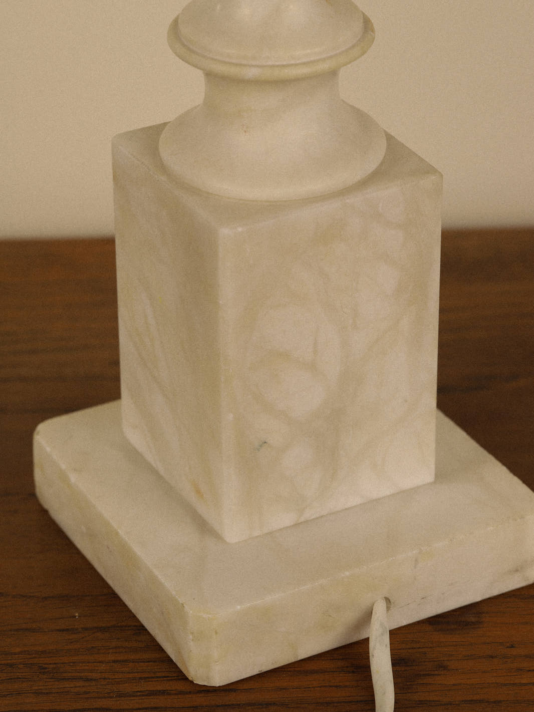 Vintage Onyx Table Lamp Base