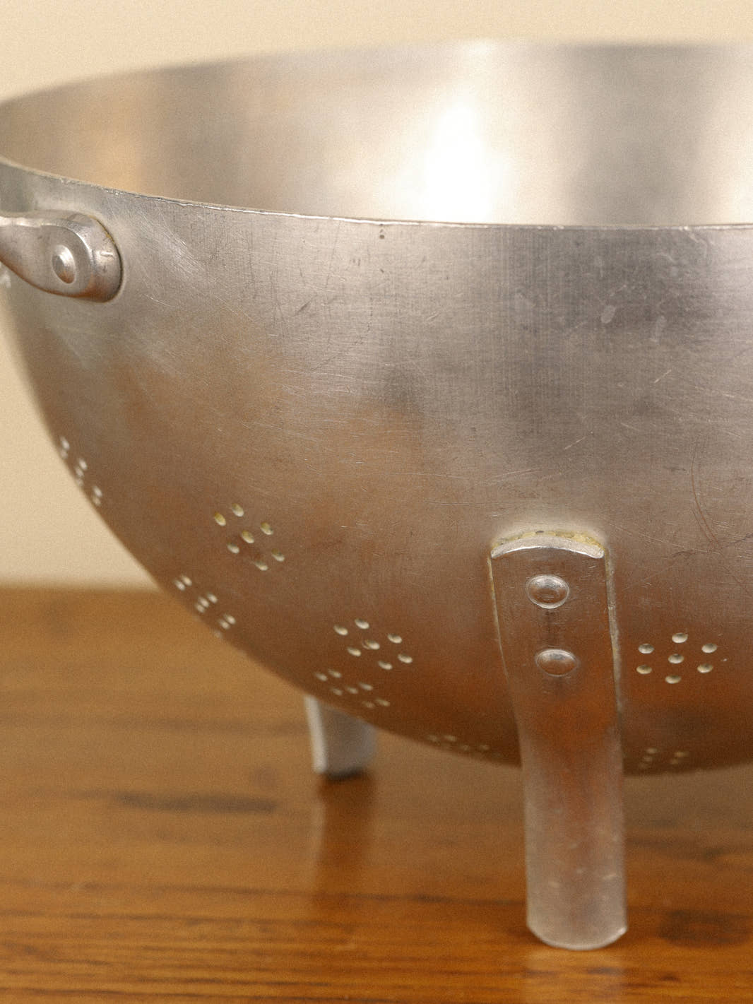 Vintage French Tripod Colander