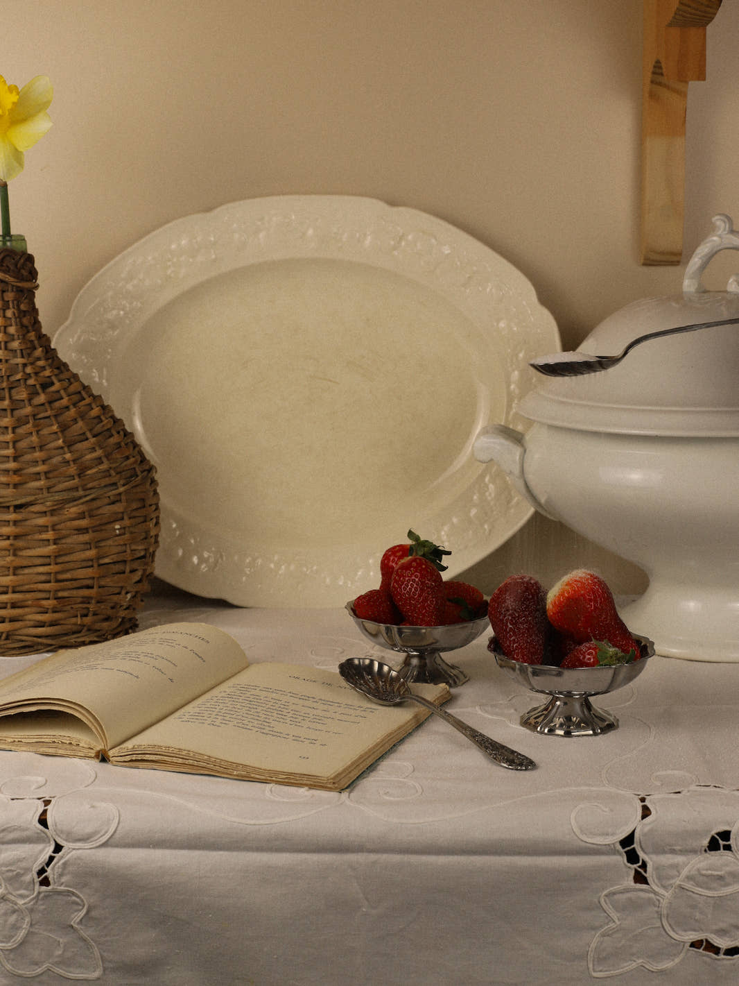 Antique Silver-Plated Berry Sifting Spoons