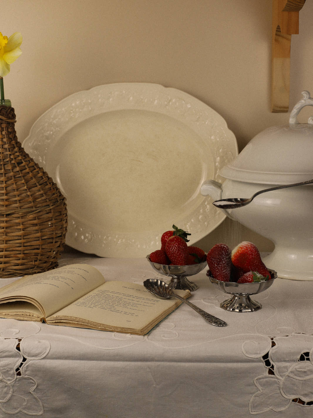 Antique Silver-Plated Berry Sifting Spoons