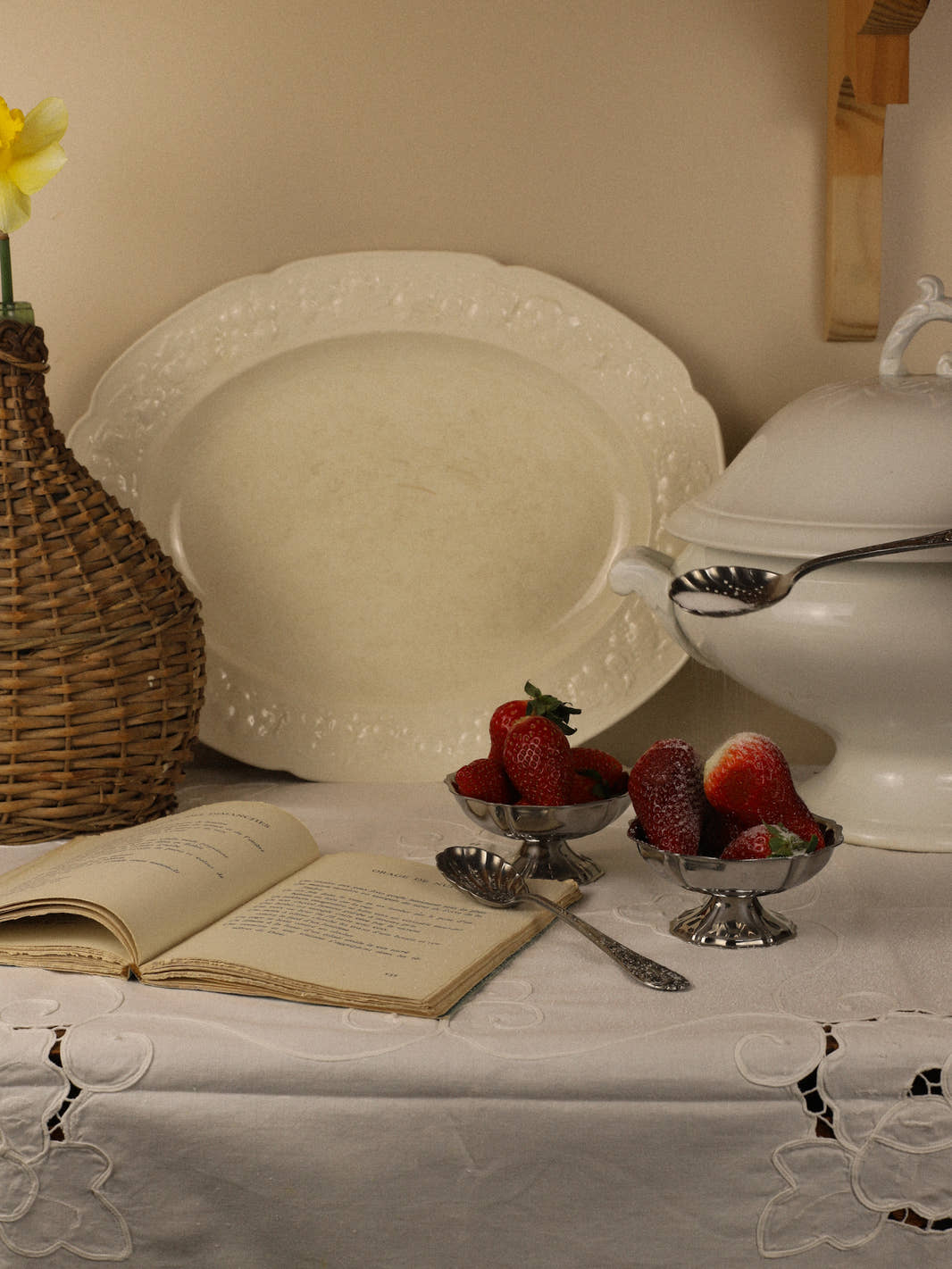 Antique Silver-Plated Berry Sifting Spoons