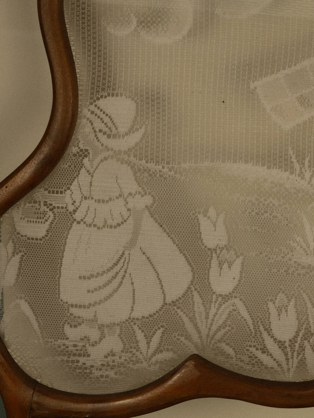 Vintage Dutch Lace Window Screen