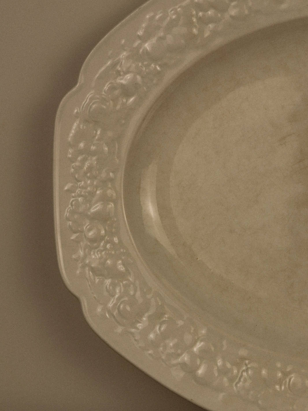 Vintage Scalloped Crown Ducal Platter