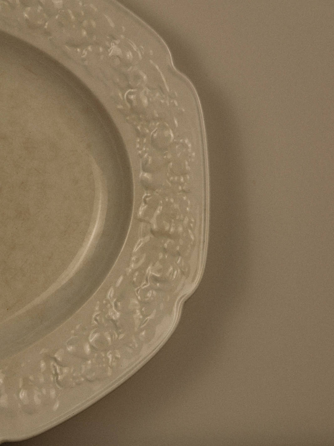 Vintage Scalloped Crown Ducal Platter