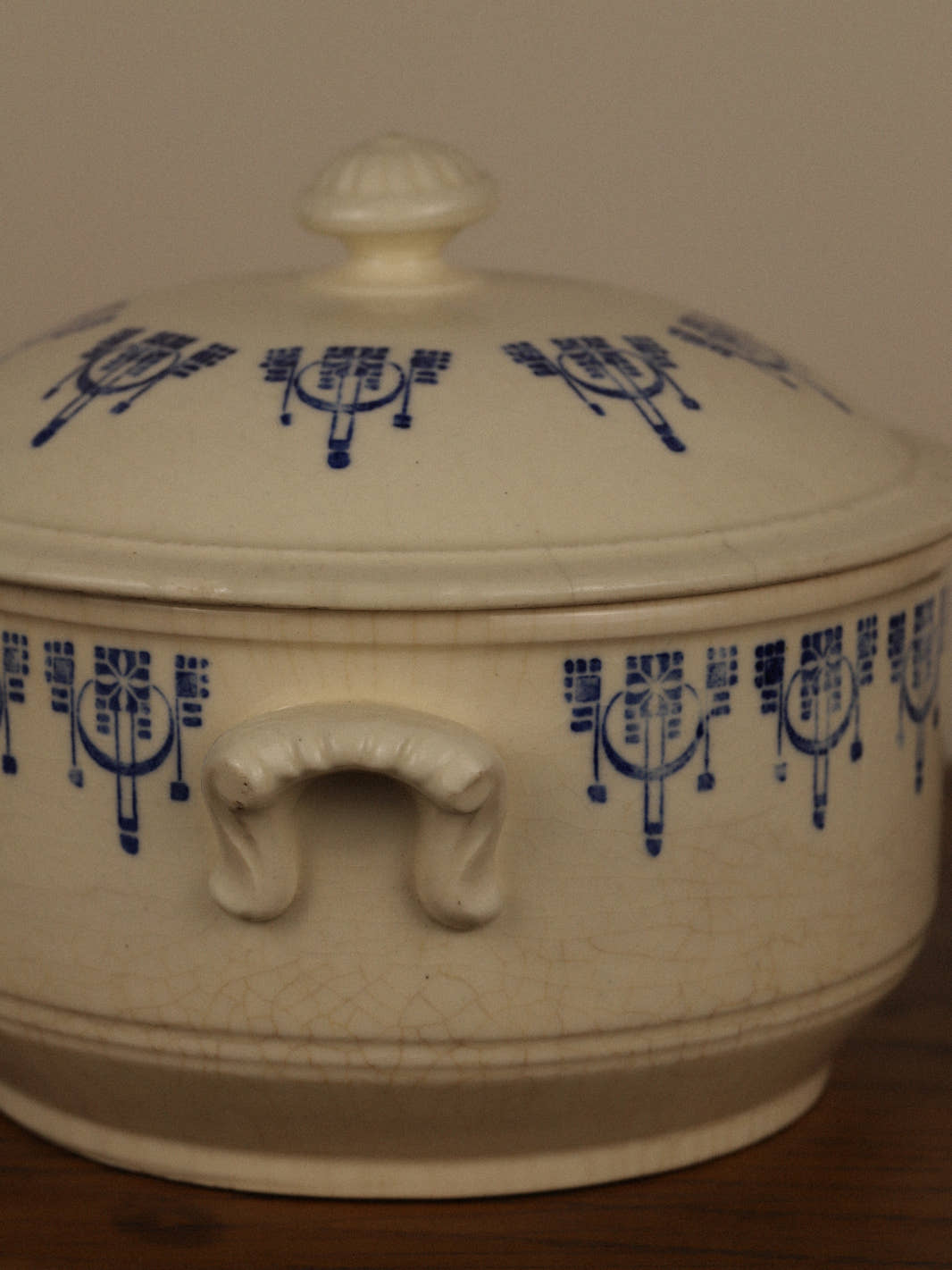 Antique Small Saint-Uze Provincial Tureen