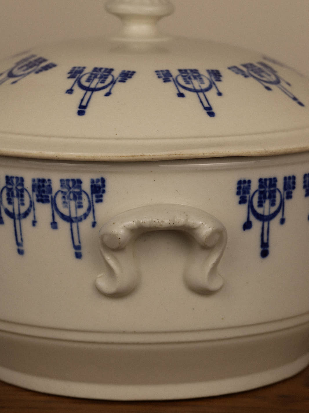 Antique Large Saint-Uze Provincial Tureen
