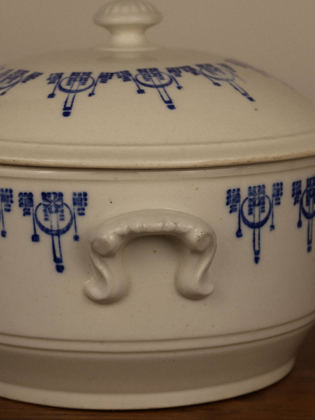 Antique Large Saint-Uze Provincial Tureen