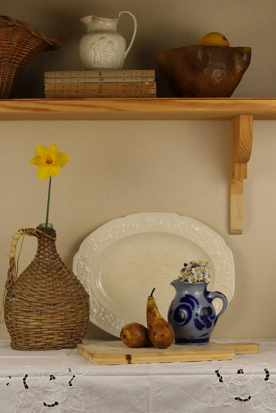 Antique Salt-Glazed Westerwald Cobalt Pitcher