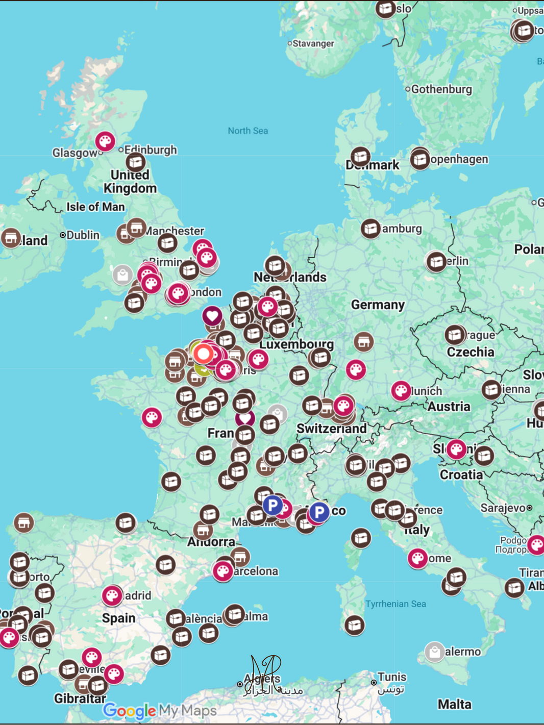 Vintage Master Map